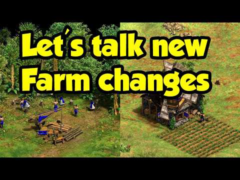 Let's talk about the new FARM changes! (AoE2)