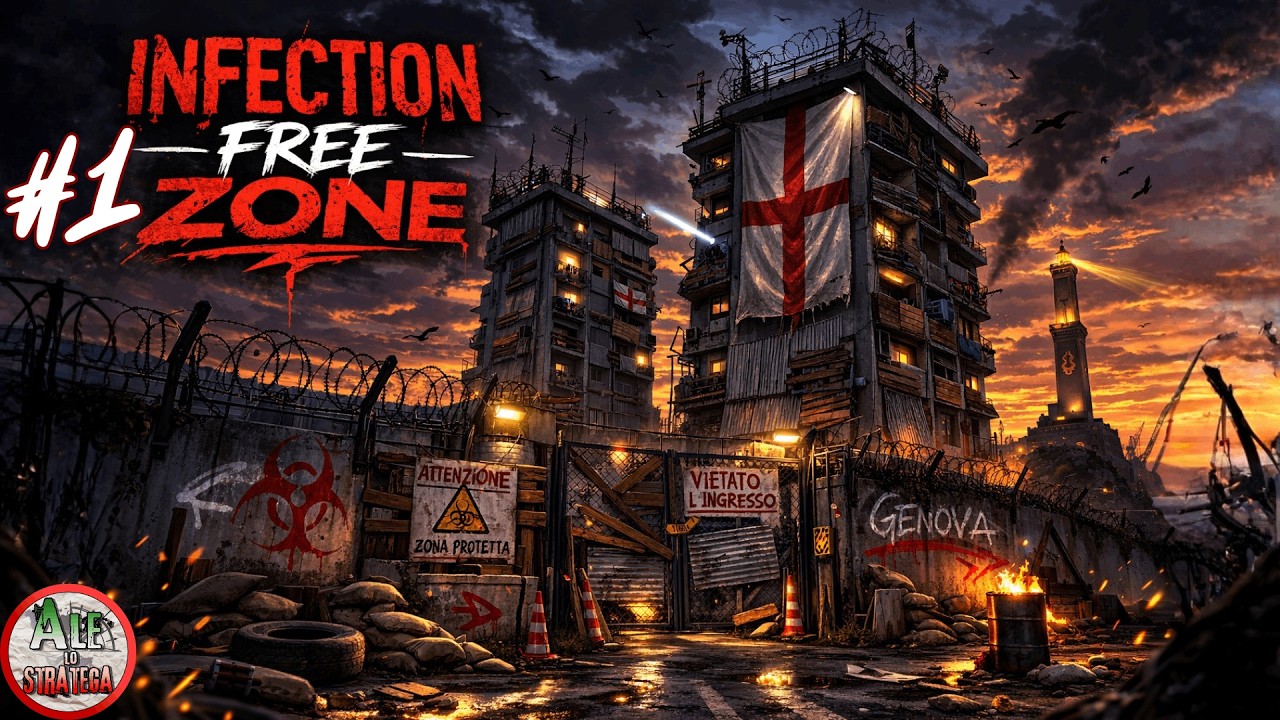 SOPRAVVIVRO' NELLA GENOVA APOCALITTICA? || INFECTION FREE ZONE || RUN 1 #1