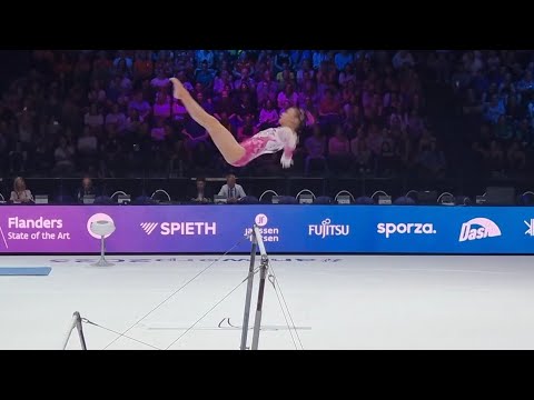 Qiu Qiyuan 🇨🇳 - GOLD 🥇 - 15,100 Uneven Bars - World Championships 2023