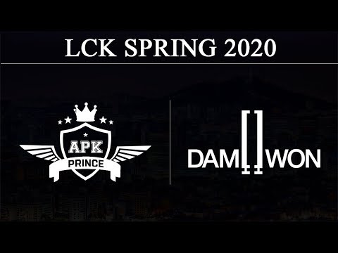 APK vs DWG @Map1 | APK Prince vs DAMWON Gaming | LCK Spring 2020 (8th February 2020)