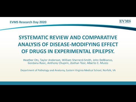 Thumbnail image of video presentation for Systematic review and comparative analysis of disease-modifying effect of drugs in experimental epilepsy