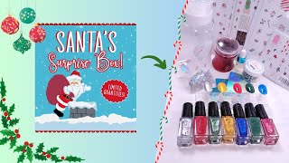 Clear Jelly Stamper Santa's surprise box | 4 new Christmas plates