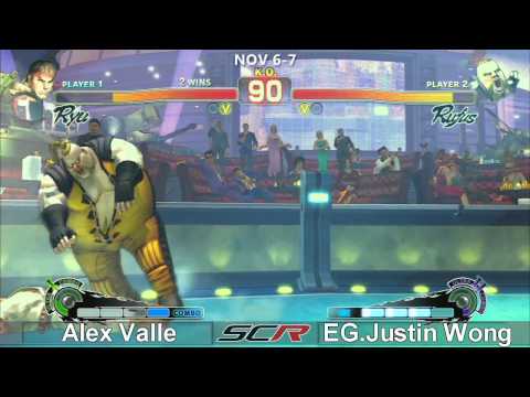 Socal Regionals 2010 - SSF4 Top 8 - Losers  - EG.Justin Wong vs Alex Valle