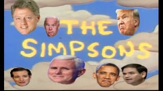 The Simpsons, Donald Trump Look At all those Idiots Parody! FIRST DAY IN OFFICE