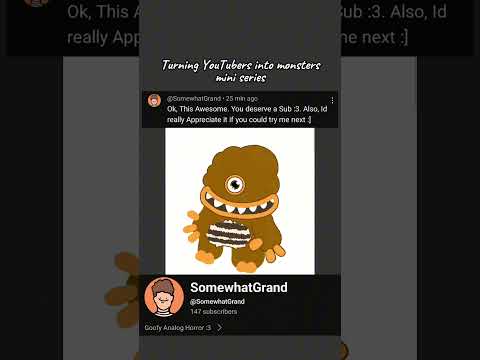 Youtubers as monsters mini series part 16: SomewhatGrand (My Singing Monsters) #msm