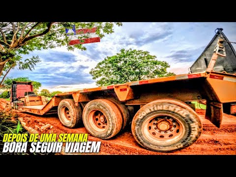 Saindo Da OBRA 30 km De CHÃO / Cotegipe BA - EP60 / TP07 #volvofh460 #carretaprancha