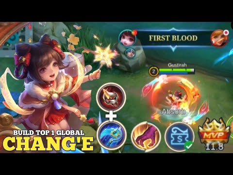 FINALLY! CHANG'E ONE SHOT ONE KILL  BUILD & EMBLEM 2023  ~ BUILD TOP 1 GLOBAL CHANG'E