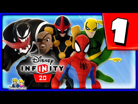 Disney Infinity 2.0 Spider-Man Walkthrough Part 1 (Ultimate Spider Friends) Spiderman Play Set