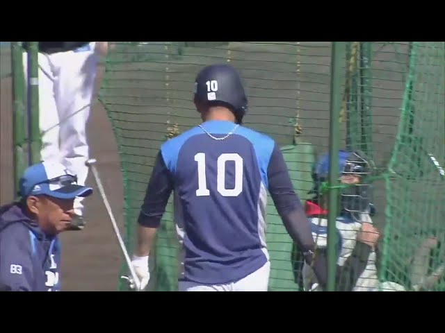 【ライオンズ春季キャンプ】絶好調!? ライオンズ・森がバックスクリーン弾を放つ!! 2021/2/20
