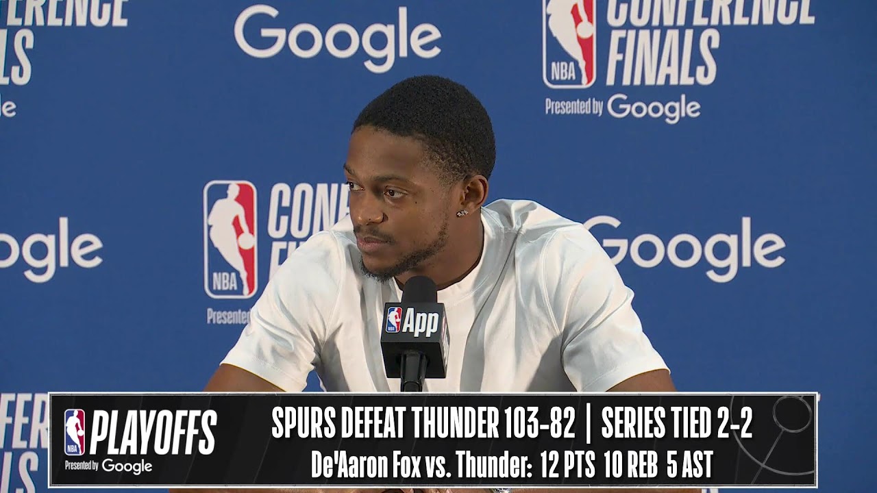 Oklahoma City Thunder vs. San Antonio Spurs | Game 4 Postgame Media Availability