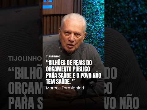 “Bilhões para a saúde e o povo não tem saúde”, critica Formighieri
