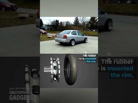 These car wheels are omnidirectional