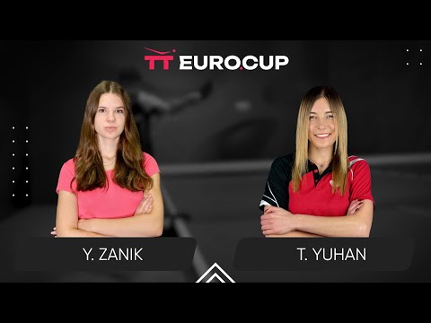 16:45 Yulianna Zanik - Tetiana Yuhan 24.06.2025 TT Euro.Cup Women Ukraine Star. TABLE 3