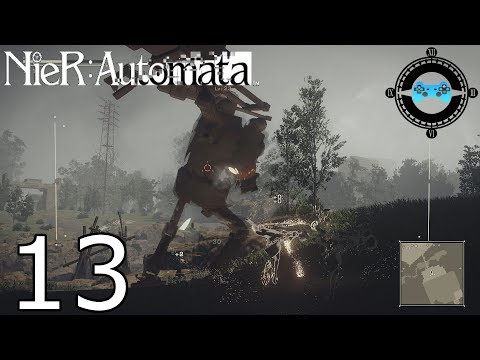 NieR: Automata Episode #13 - Missiles [Blind Let's Play, Playthrough]