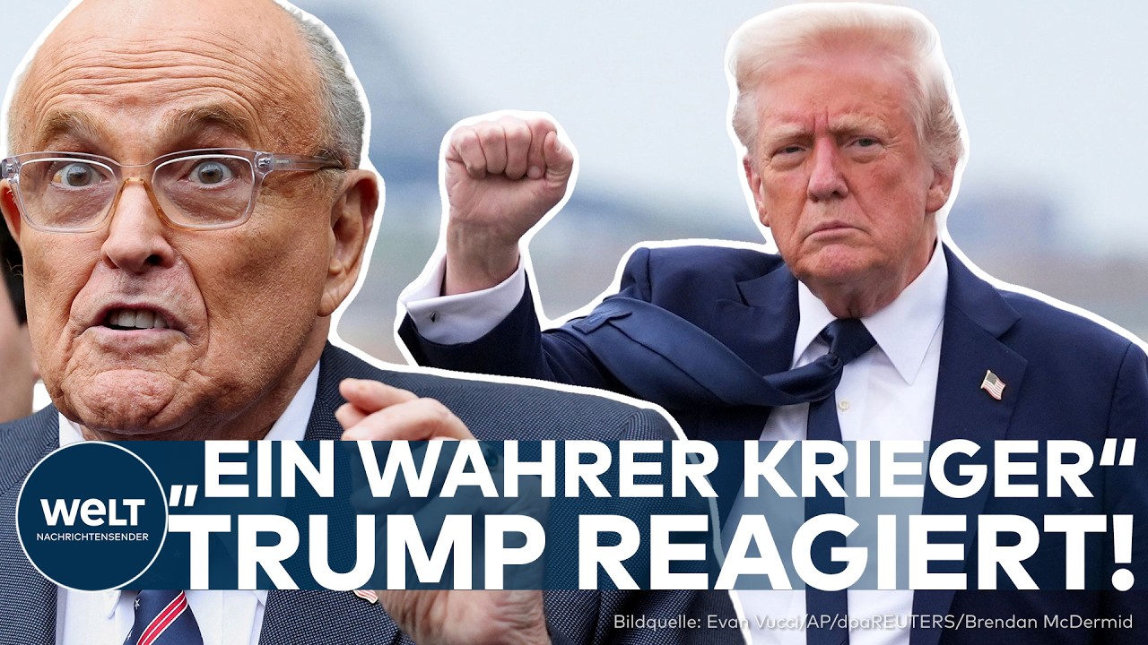NEW YORK: Machtvolle Worte von Trump – Giuliani ist ein Krieger!