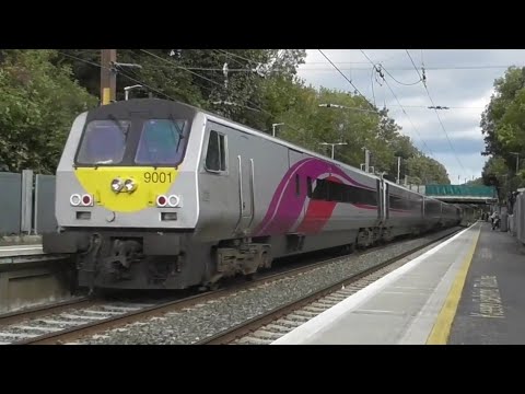 Irish Rail 201 Class Loco Number 207 + Enterprise Train 9001, Raheny, Dublin