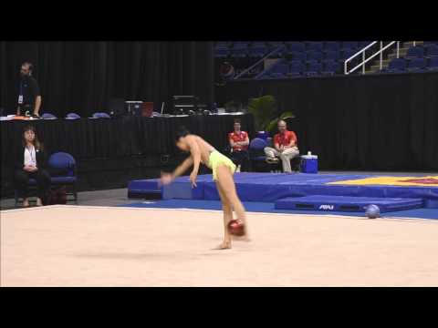 Laura Zeng - Ball - All-Around Final - 2015 USA Gymnastics Championships