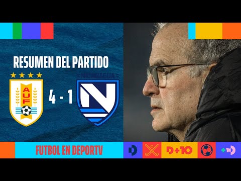 Debut Bielsa DT - Uruguay 4-1 Nicaragua - RESUMEN ...
