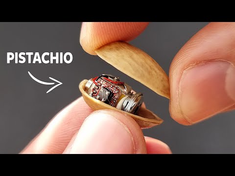 Amazing Pistachio AirPod - See How I Made This Bluetooth Earbud from a Pistachio!