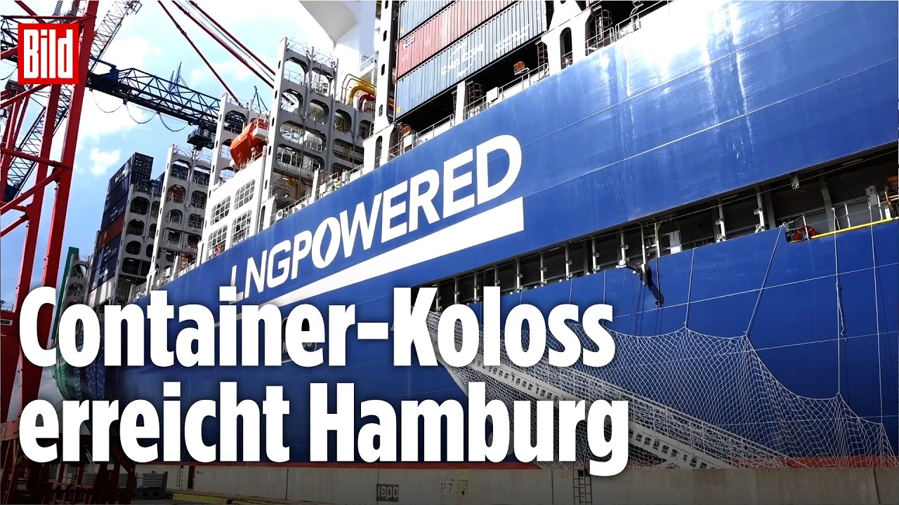HAMBURG: Container-Gigant „Notre Dame“ startet Europa-Einsatz!