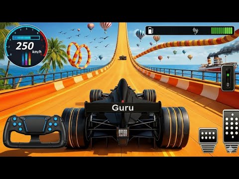 Formula Car Mega Ramp Extreme Racing - GT Car Formula Car Racing Stunts 3D - Android GamePlay 
