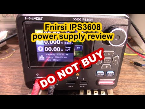 Fnirsi IPS3608 power supply review - serious issues