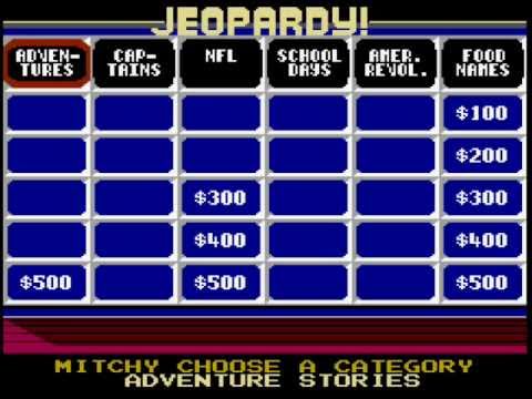 Let's Bully Around on Jeopardy! Junior Edition (NES) (part 2)