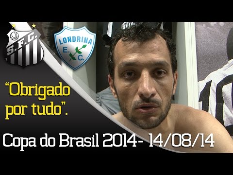 Santos 2 x 0 Londrina - Bastidores - Copa do Brasil 2014