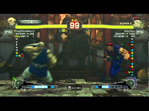 USFIV~ Gouken (ProudStrawberry) vs  Rolento (b0tchlou) HD
