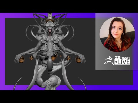 Create Creature Concepts with great silhouettes #withme! - Ashley A. Adams "A_Cubed" - ZBrush 2021.6