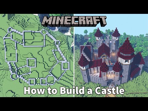 How to Build a Minecraft Castle from Start to Finish! - Medieval Castle Let's Build Guide/Tutorial!