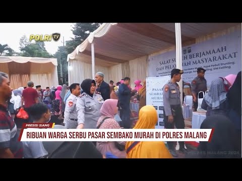 PASAR SEMBAKO MURAH DI POLRES MALANG