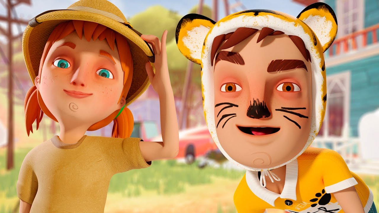 OS FILHOS DO VIZINHO (Hello Neighbor Hide and Seek Fase 1)