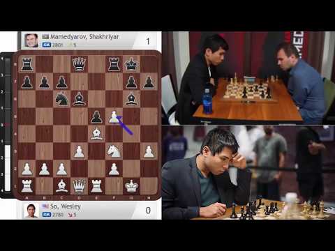 PAWN STRUCTURE KINGSIDE!! Wesley So vs Shakhriyar Mamedyarov || 2018 Saint Louis Rapid - Round 1