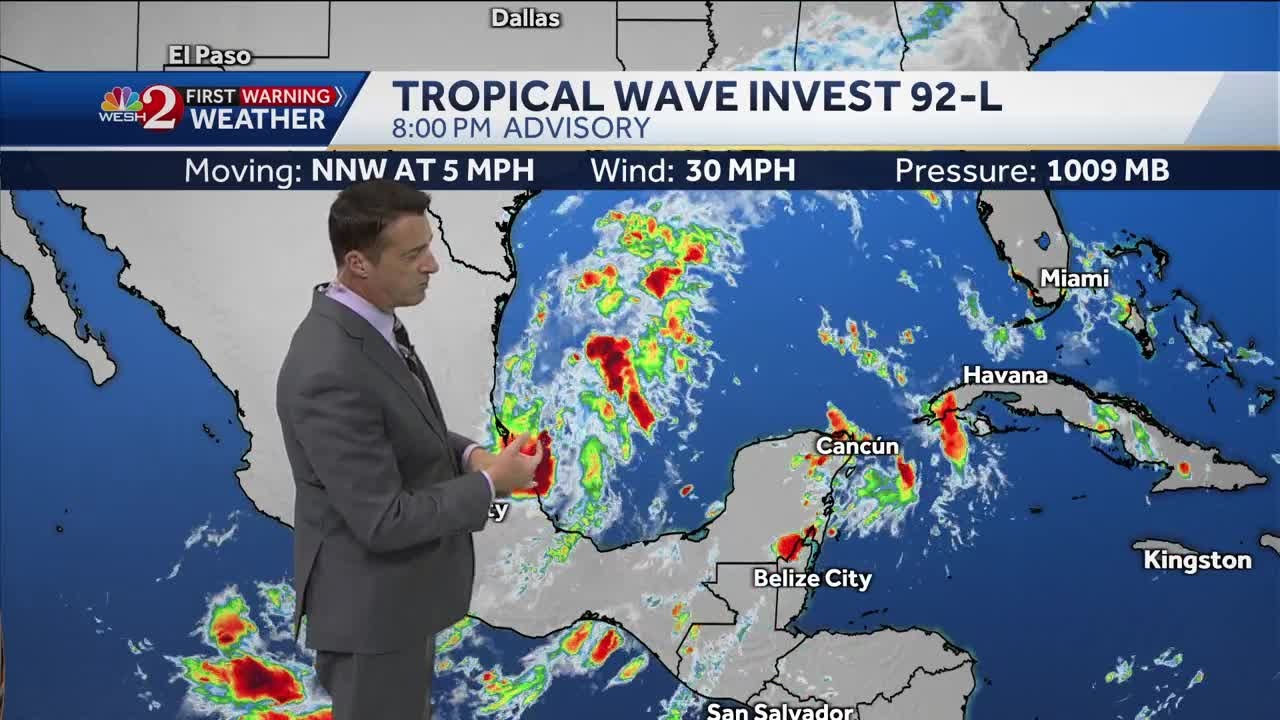 Invest 92-L  forms in Gulf of Mexico; Florida could see major rain event