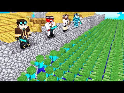 1.000.000 ZOMBIE INVADONO LA MIA CITTÀ! Minecraft Invasione 2 Ep.8