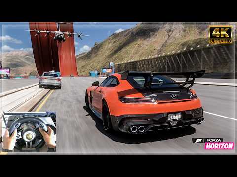 Mercedes-AMG GT Black Series 1412hp - Hot Wheels Race - Forza Horizon 5 | Steering Wheel Gameplay