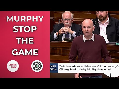 Paul Murphy: Government Hiding Behind FAI Over Israel Match