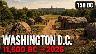 Evolution of WASHINGTON D.C. | Fixed Camera Timelapse: 13,500 Years in 12 Minutes