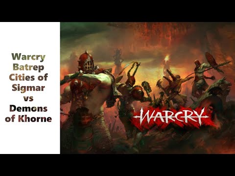 Cities of Sigmar vs Khorne Demons | Warcry Batrep