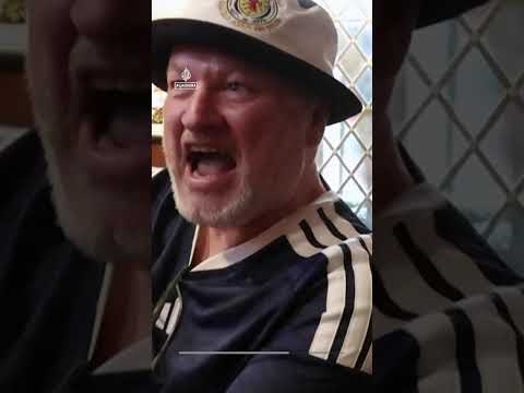 Haiti fans in the streets, Scotland faithful in kilts