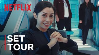 Black Mirror: Season 7 | USS Callister: Into Infinity - Cast Set Tour | Netflix