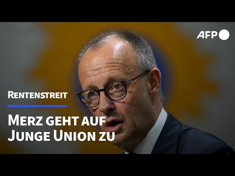 Rentenstreit: Merz zeigt sich kompromissbereit gegenüber Junger Union | AFP