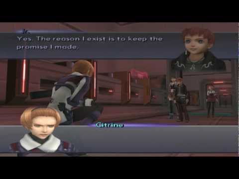 Xenosaga III HD Cutscene 250 - Rubedo and Citrine (Durandal) - JAPANESE - REGULAR MODE