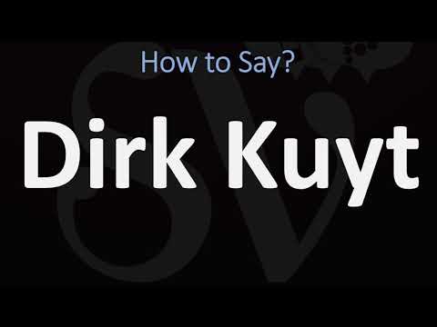 How to Pronounce Dirk Kuyt? (CORRECTLY) | Dutch Footballer, Name Pronunciation