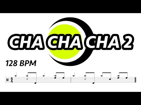 Cha Cha Drum Loop 2 (128 bpm) | Drum Beat | Drum Groove | Drum Track | Drums Only | Metronome