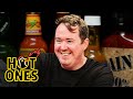 Shane Gillis Pounds Milk While Eating Spicy Wings | Hot Ones