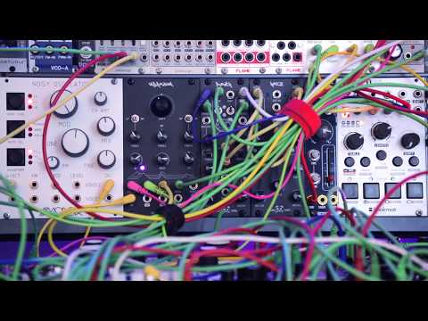 Vibrazum V2 filter Hatz and Punch V3-Patching Panda/Modor -Noisy oscillator/Befaco- Kickall