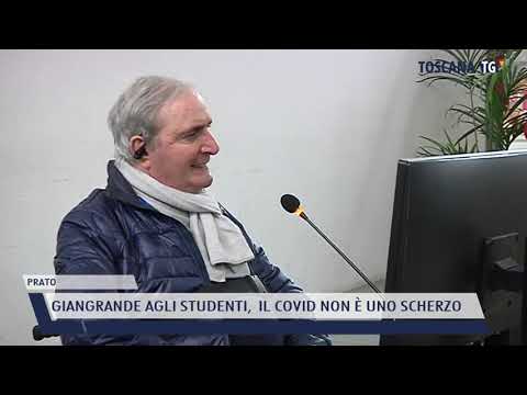 2021-11-10 PRATO - GIANGRANDE AGLI STUDENTI,  IL COVID NON È UNO SCHERZO