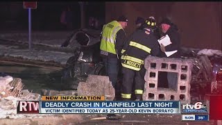 Police ID driver who survived, passenger who died in Plainfield crash